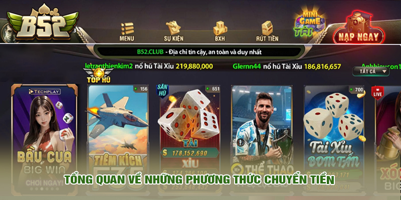 Nạp tiền 1 Tổng quan về những phương thức chuyển tiền